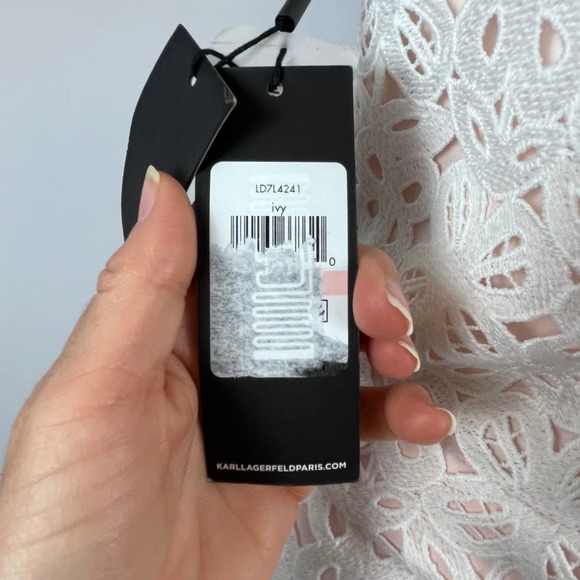 KARL LAGERFELD White Lace Dress - Picture 13 of 14